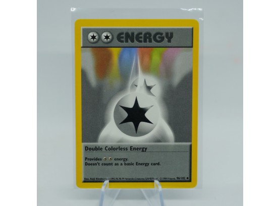 Shadowless Double Colorless Energy Base Set Pokemon Card Set!!