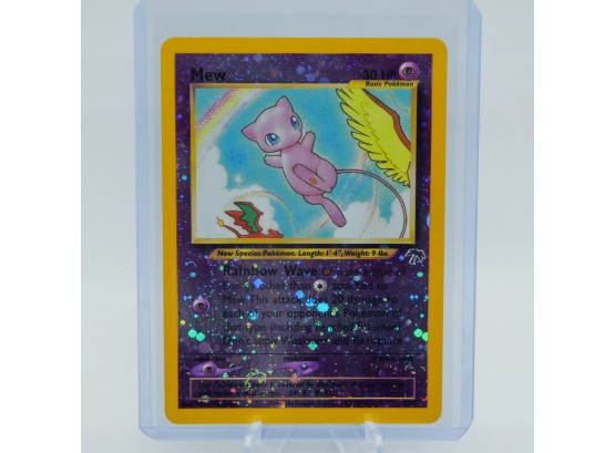 STUNNING *MINT* MEW Reverse Holographic Southern Islands Promo Card!!! PSA 9? 10???