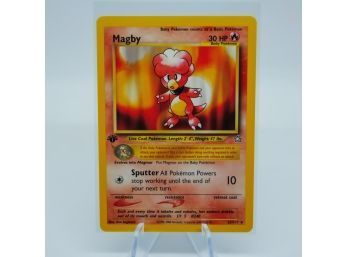 1st Edition MAGBY RARE Neo Genesis PACK FRESH POKEMON CARD!!!!!