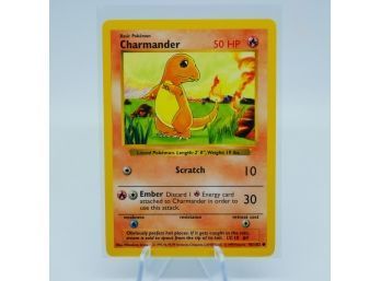 Shadowless CHARMANDER Base Set Pokemon Card! PACK FRESH!!