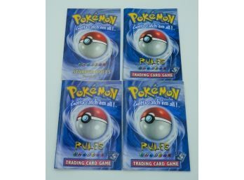 4x Early Pokemon 1st Edition / Shadowless Rulebooks (1999)