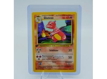 Incredible PACK FRESH 1ST EDITION 'GLUTEXO' (German Charmeleon) Pokemon Card!!