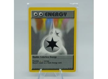 Shadowless Double Colorless Energy Base Set Pokemon Card Set!!