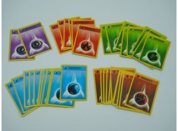 Huge Near Mint Shadowless Pokemon Card Energy Set!! (1 Of 2)