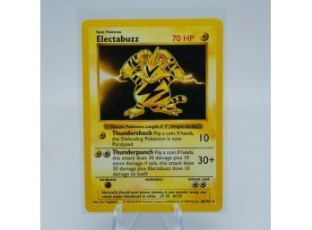 Shadowless ELECTABUZZ RARE Base Set Pokemon Card! PACK FRESH!!