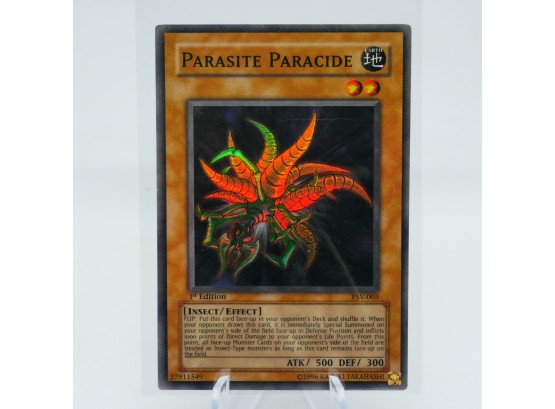 1ST EDITION Yu-Gi-Oh! Parasite Paracide PSV-003 Rare Holographic Card!!