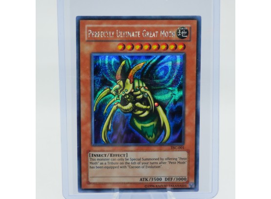 Yu-Gi-Oh! PERFECTLY ULTIMATE GREAT MOTH TSC-001 EXTREMELY Rare Secret Prismatic!!