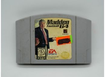 ORIGINAL Madden Football Nintendo 64 Cartridge