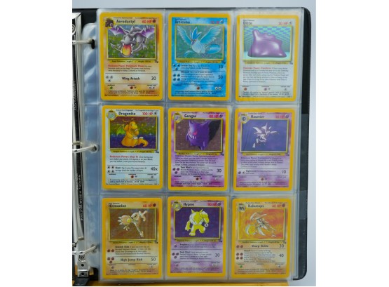 FULL NM-MT Or Better POKEMON FOSSIL SET 62/62 WITH ALL HOLOS!!!!!