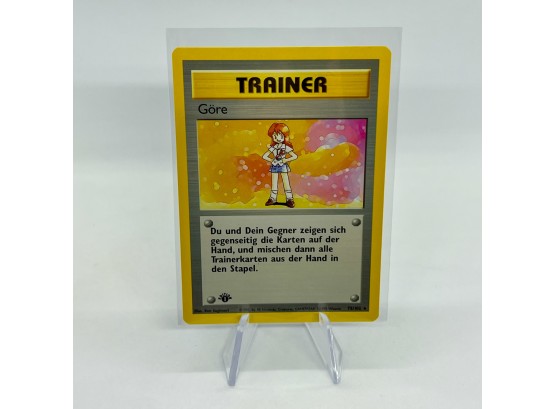 1st Edition(!) Lass RARE Base Set Pokemon Trainer Card!!