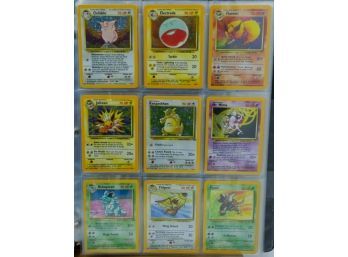 FULL NM-MT Or Better POKEMON JUNGLE SET 64/64 WITH ALL HOLOS!!!!!