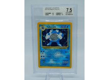 Wonderful BGS 7.5 NMp POLYWHIRL Base Set 2 Holographic Pokemon Card!!!!