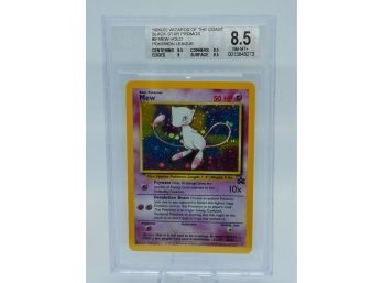 WOW!! BGS 8.5 NM-MTp MEW Black Star Promo Holographic Pokemon Card!! 9.5 CENTERING!