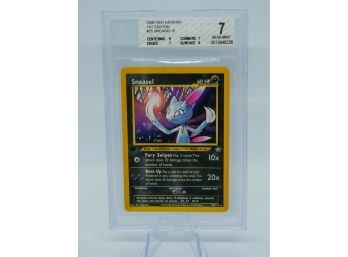 BGS 7 NM 1ST EDITION SNEASEL Neo Genesis RARE Pokemon Card!