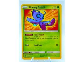 Shining Celebi Promo Pokemon Card!