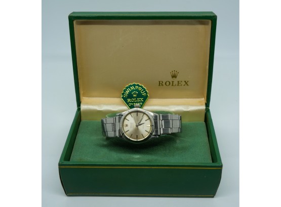 RIDICULOUS FIND!!! 1962 ROLEX SPEED KING PRECISION WITH BLANK GUARANTEE, TAG, & MATCHING INNER  OUTER BOXES