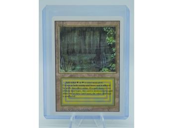 WOW! NM BAYOU DUAL LAND Magic The Gathering 1994 Revised Edition Card!!