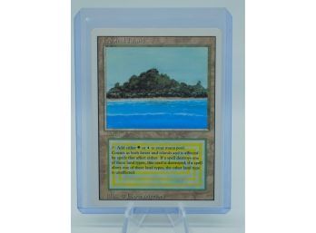 Phenomenal NM TROPICAL ISLAND DUAL LAND Magic The Gathering 1994 Revised Edition Card!!