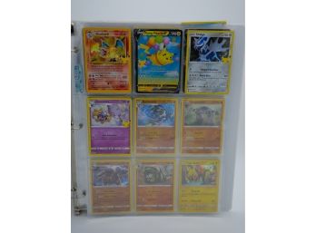 Awesome Group Of Binder Pages Of Modern Pokemon Cards INCLUDING CELEBRATIONS CHARIZARD & XY PIKACHU!