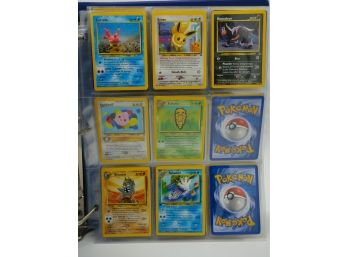 Fantastic Binder Pages Of MISC NEO GENESIS & DISCOVERY POKEMON CARDS!!!