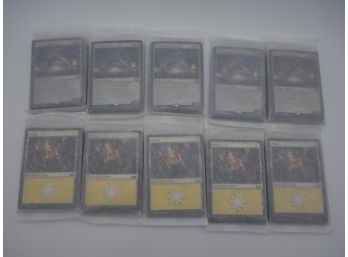 Group Of 5 Premium And 5 Regular SEALED Streets Of New Capenna Cards!!
