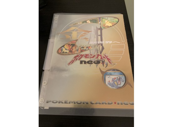 Japanese Promo Neo Genesis Binder - Cards NEVER REMOVED Since Purchase!!
