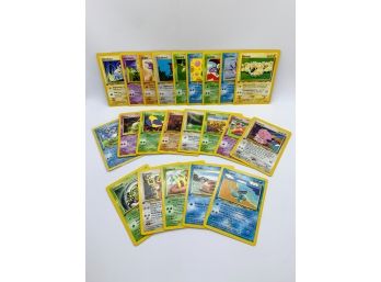 Almost Complete Collector's Set Of Mint - Gem Mint 1st Edition Neo Genesis Commons!!!
