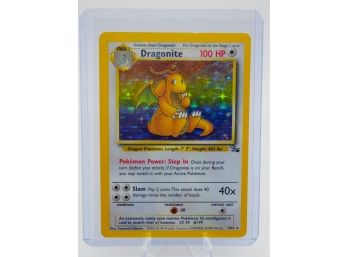 Gorgeous DRAGONITE Fossil Set Holographic Pokemon Card!! (2)