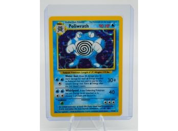 POLYWRATH Base Set Holographic Pokemon Card!! (2)
