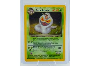 DARK ARBOK Team Rocket Holographic Pokemon Card!! (3)