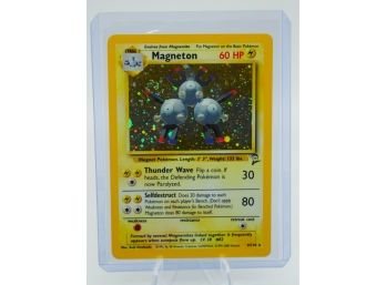 MAGNETON Base Set 2 Holographic Pokemon Card!! (2)