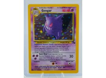 Awesome GENGAR Fossil Set Holographic Pokemon Card!! (1)