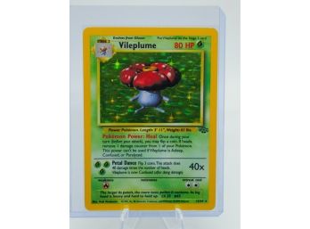 VILEPLUME Jungle Set Holographic Pokemon Card!! (2)