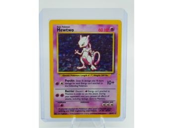 MEWTWO Base Set Holographic Pokemon Card!! (2)