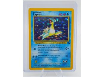 LAPRAS Fossil Set Holographic Pokemon Card!! (1)