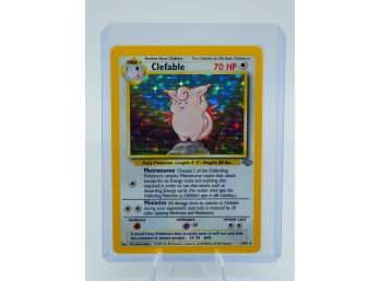 CLEFABLE Jungle Set Holographic Pokemon Card!! (3)
