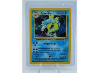 GYRADOS Base Set Holographic Pokemon Card!! (1)
