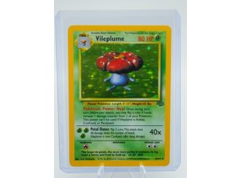 VILEPLUME Jungle Set Holographic Pokemon Card!! (1)