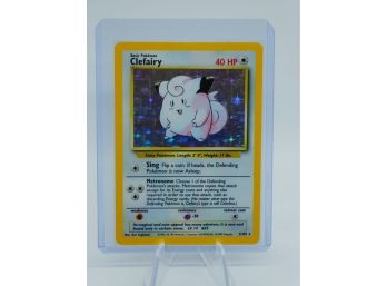 CLEFAIRY Base Set Holographic Pokemon Card!! (2)