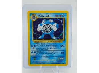 POLYWRATH Base Set Holographic Pokemon Card!! (1)