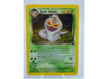 DARK ARBOK Team Rocket Holographic Pokemon Card!! (4)