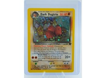 DARK DUGTRIO Team Rocket Holographic Pokemon Card!!
