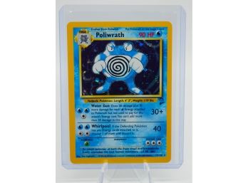 POLYWRATH Base Set 2 Holographic Pokemon Card!! (1)
