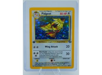 1ST EDITION PIDGEOT Jungle Set Holographic Pokemon Card!!