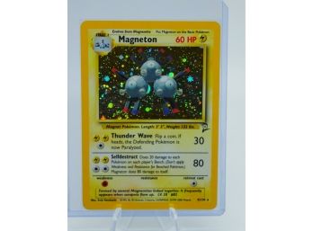 MAGNETON Base Set 2 Holographic Pokemon Card!! (1)