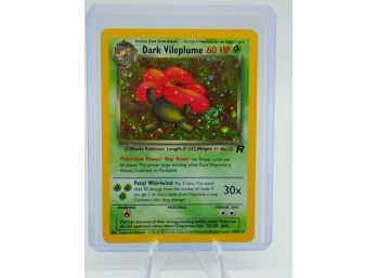 DARK VILEPLUME Team Rocket Holographic Pokemon Card!! (2)