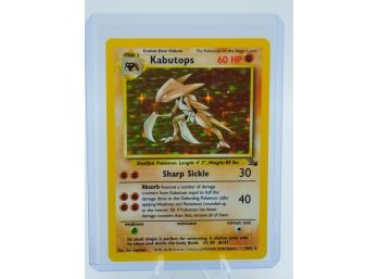KABUTOPS Fossil Set Holographic Pokemon Card!! (3!)