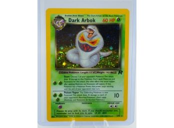 DARK ARBOK Team Rocket Holographic Pokemon Card!! (2)