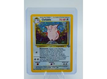 CLEFABLE Jungle Set Holographic Pokemon Card!! (1)