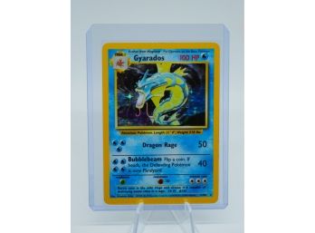 GYRADOS Base Set Holographic Pokemon Card!! (4)